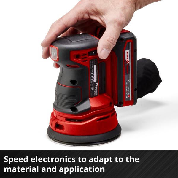 Einhell PXC 18V TE-RS 18 Li 125mm Rotating Sander - Bare Unit