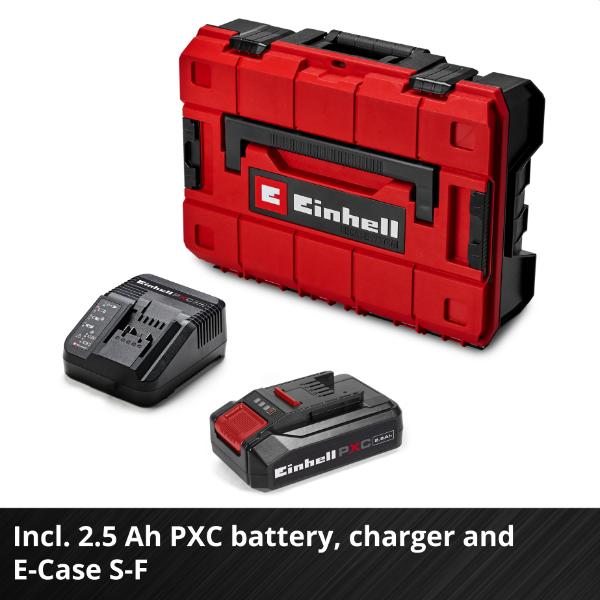 Einhell PXC 18V TE-MG 18/1 Li Multi Tool Kit 1 x 2.5Ah In E Case
