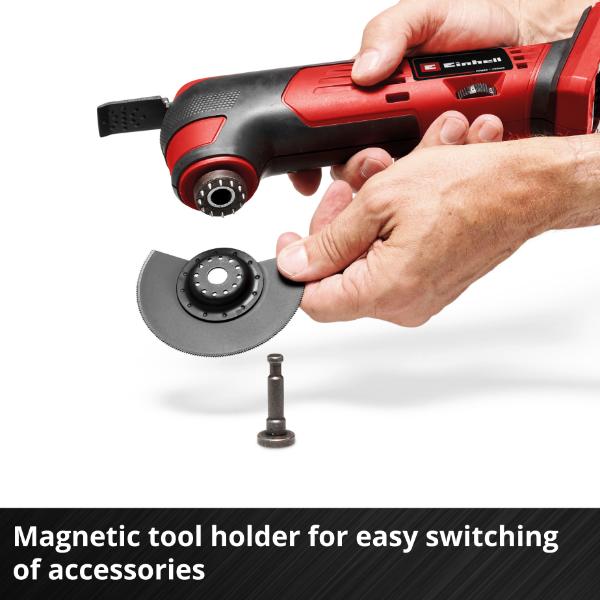 Einhell PXC 18V TE-MG 18/1 Li Multi Tool Kit 1 x 2.5Ah In E Case