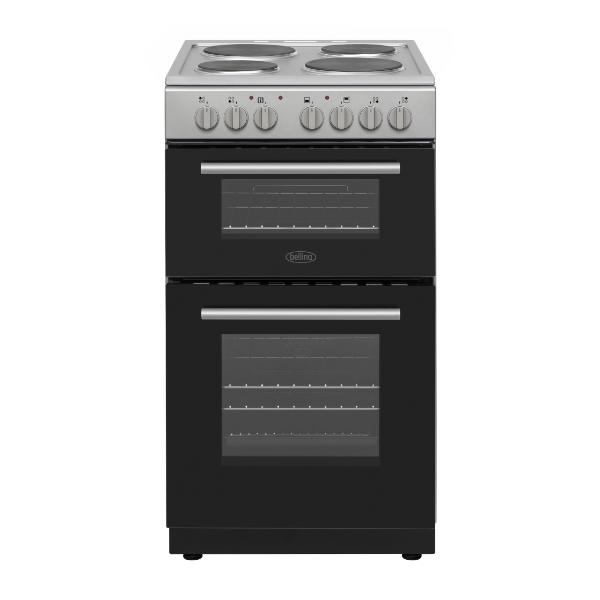 Belling BFSE51DOSIL 50cm Freestanding Electric Cooker A Rated