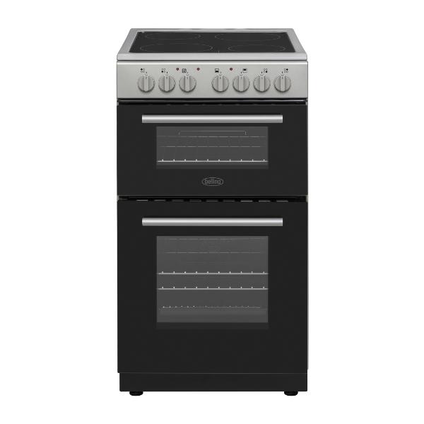 Belling BFSE52DOCSIL 50cm Freestanding Electric Cooker A Rated