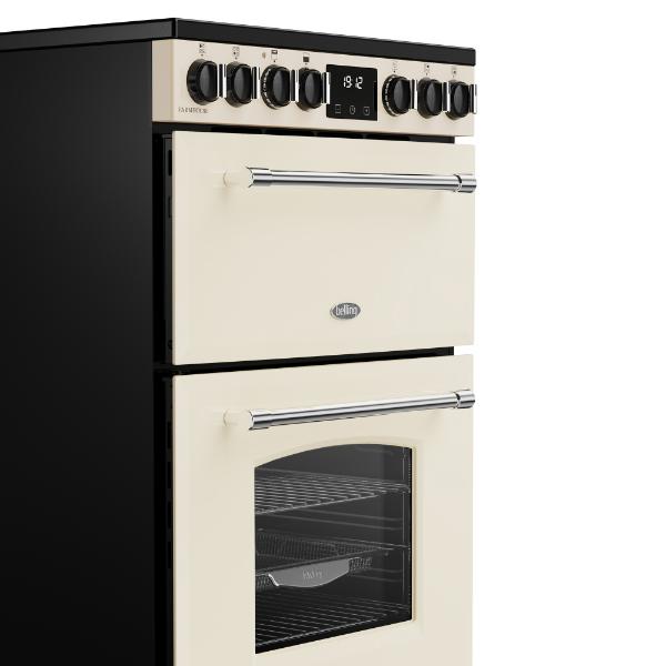 Belling 60cm Mini Farmhouse Slot in Cooker Cream FH60ECRM AA Rated