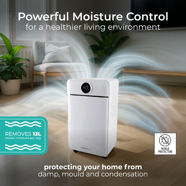 Masterplug SmartEnergy 3 in 1 Dehumidifier, Air Purifier &amp; Ioniser 12L