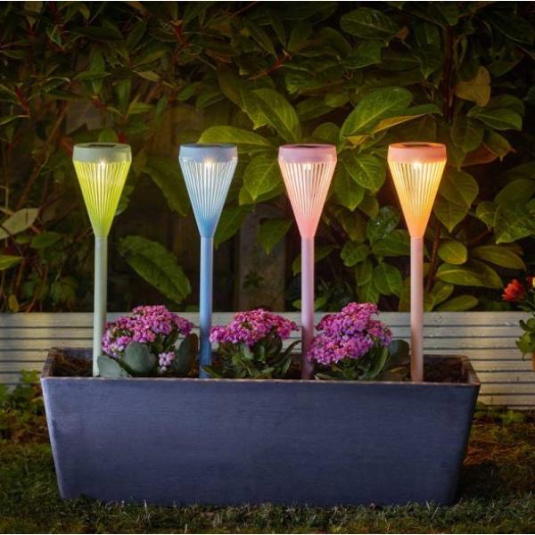 Smart Garden Viva Stake Light Assorted 4 Pack
