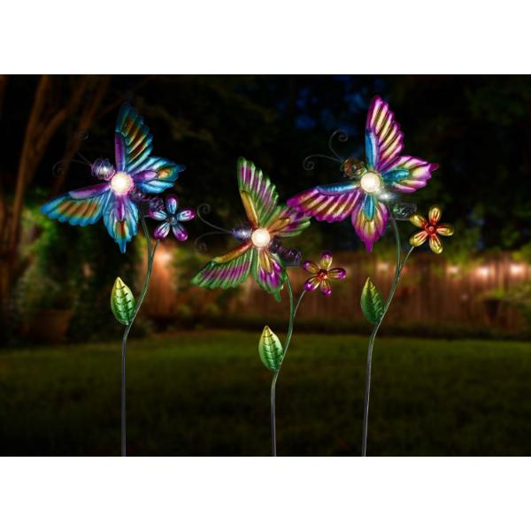 Smart Garden Solar Butterfly Stake Light 50cm