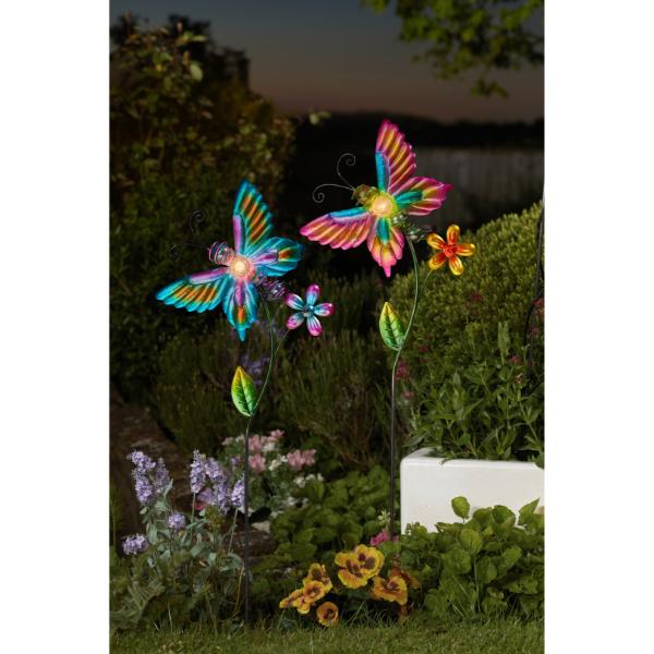 Smart Garden Solar Butterfly Stake Light 50cm