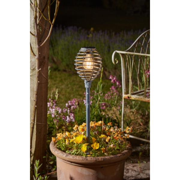 Smart Garden Lumina Faux Rattan Stake Light 70cm - Slate