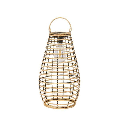 Smart Garden Venus Faux Rattan Lantern - Natural