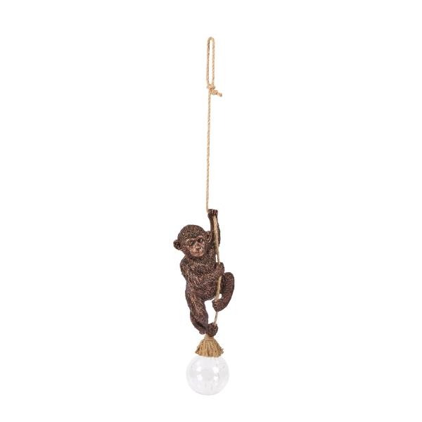 Smart Garden Monkey Rope Solar Figurine