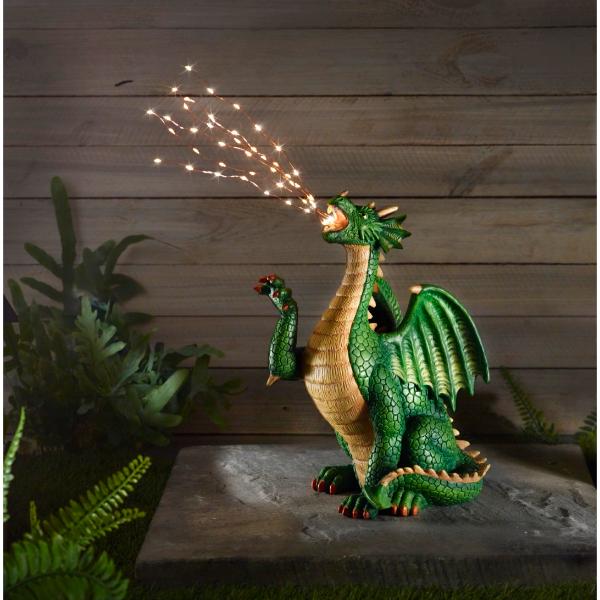 Smart Garden Drago Breath Solar Figurine