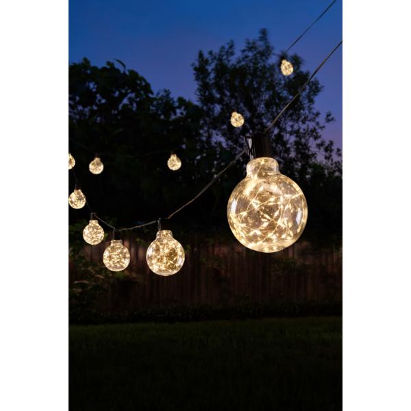 Smart Garden Low Voltage Galaxy Festoon Firefly String Lights - Warm White - Set of 10