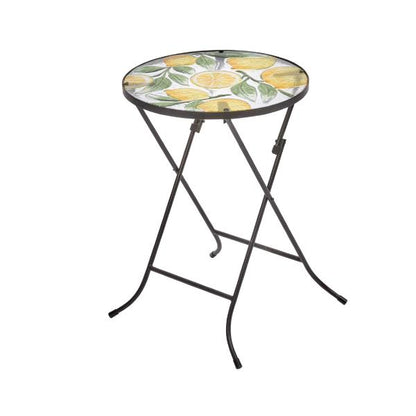 Smart Garden Flamboya Lemon Glass Table