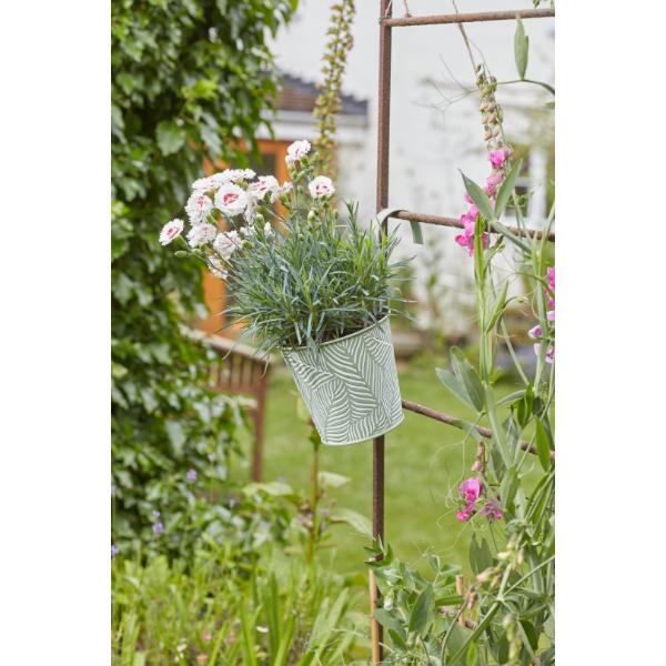 Smart Garden 6&quot; Fence &amp; Balcony Hanging Pot - Aztec - Ivory 15cm