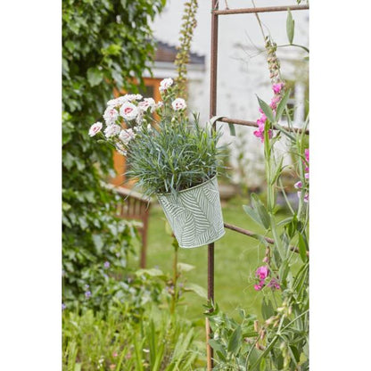 Smart Garden 6&quot; Fence &amp; Balcony Hanging Pot - Aztec - Ivory 15cm