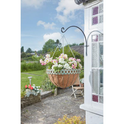 Smart Garden 6&quot; Fence &amp; Balcony Hanging Pot - Aztec - Ivory 15cm