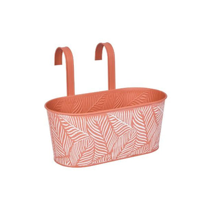 Smart Garden 12&quot; Fence &amp; Balcony Hanging Planter - Fern - Terracotta