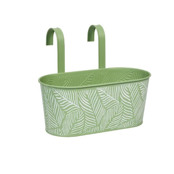 Smart Garden 12&quot; Fence &amp; Balcony Hanging Planter - Fern - Sage