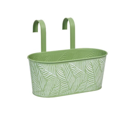 Smart Garden 12&quot; Fence &amp; Balcony Hanging Planter - Fern - Sage