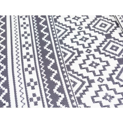 Smart Garden Outside In Designs Mayan Alfresco Rug - Slate 150 x 210 cm