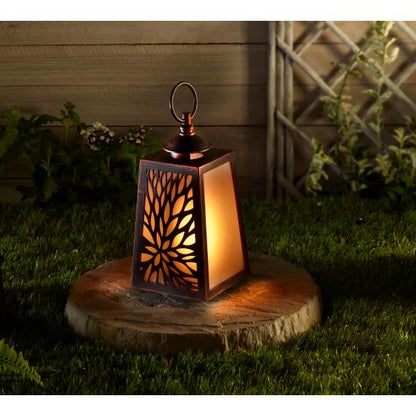 Smart Garden Outside In Designs Cornish - Cool Flame In Lit Lantern