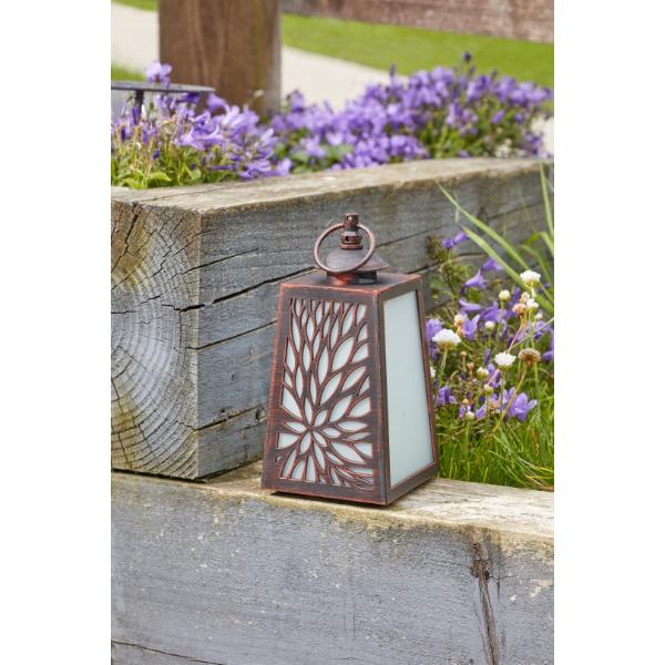 Smart Garden Outside In Designs Cornish - Cool Flame In Lit Lantern