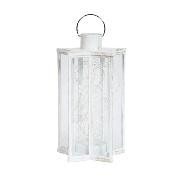 Smart Garden Outside In Designs StarLight In Lit Lantern - Cream