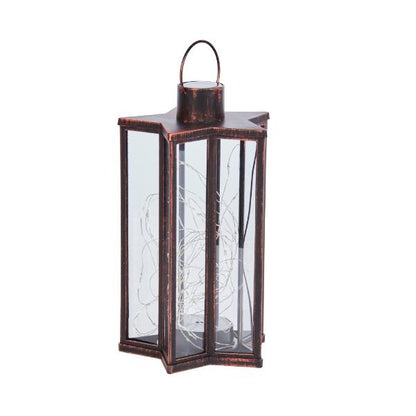 Smart Garden Outside In Designs StarLight In Lit Lantern - Copper