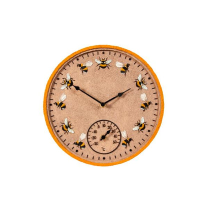 Smart Garden Outside In Designs Beez 12&quot; Wall Clock