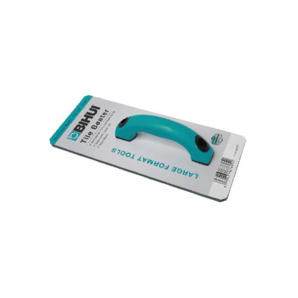 Bihui Tile Beater Steel Top 10mm Rubber Base 355x146mm
