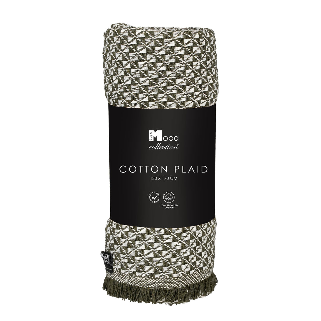 Mica Diamond Throw -  Sage 170cm X 13cm