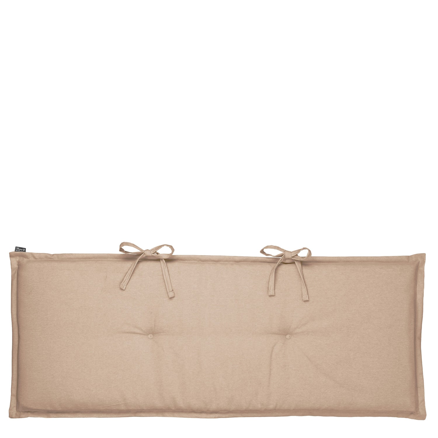 Mica Oatmeal Bench Pad 120cm X 47cm