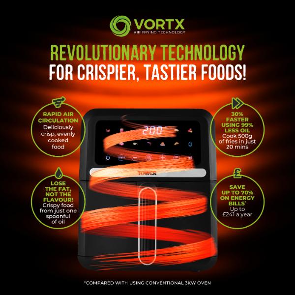 Tower Vortx Air Fryer Digital 5L T17186