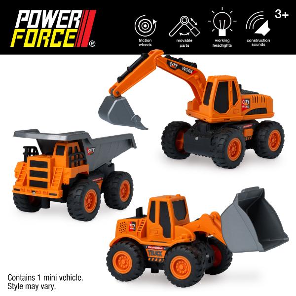 Power Force Mini Trucks Construction 