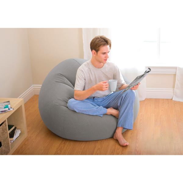 Intex Beanless Bag Chair - Grey