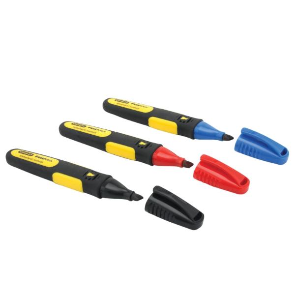 Stanley Fatmax Triple Pack Chisel Tip Markers