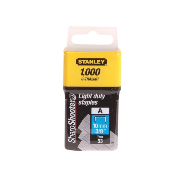 Stanley 1STA0TRA206T Light Duty Staple 10mm Pack of 1000