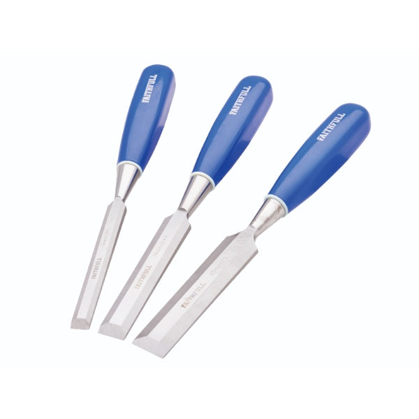 Faithfull 3 Piece Blue Chisel Set