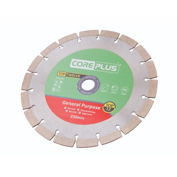 Coreplus 230Mm Diamond Blade Twin Pack