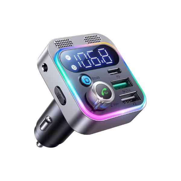 Joyroom 48W Car Wireless FM Transmitter Black
