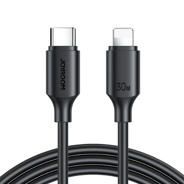 Joyroom SA25 30W Data Cable Type C-Lightning 3m Black