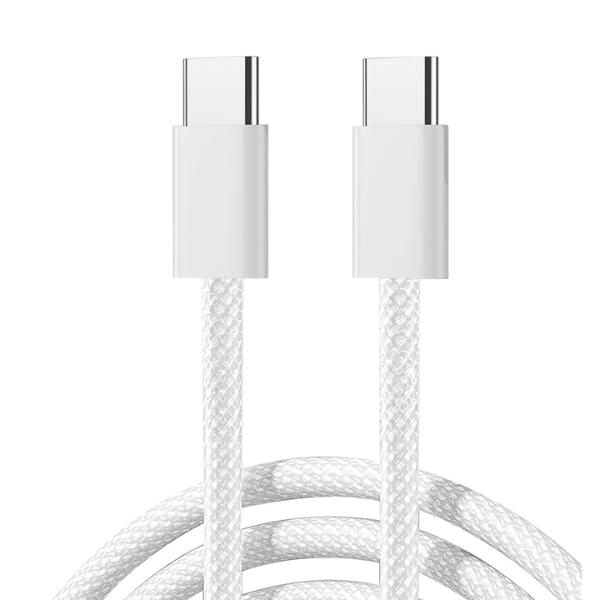 Joyroom SA28 60W Braided Nylon Cable C-C 1m White