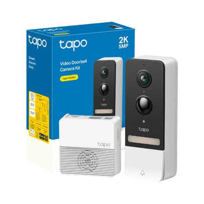 TP Link 5MP Battery Smart AI Video Doorbell IP64 Full Colour