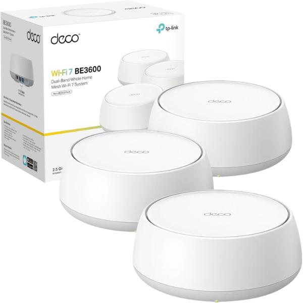 Deco BE25 BE3600 Wi-Fi 7 Dual-Band 2.5G Whole Home Mesh