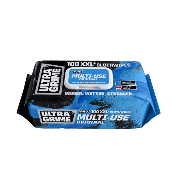 UltraGrime Pro Multiuse XXL Clothwipes - 100pk