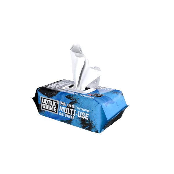 UltraGrime Pro Multiuse XXL Clothwipes - 100pk