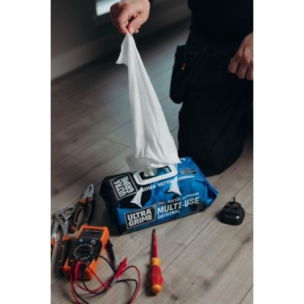 UltraGrime Pro Multiuse XXL Clothwipes - 100pk