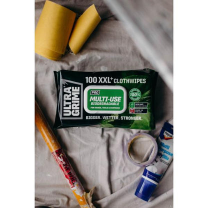UltraGrime Pro Bio Multiuse XXL Clothwipes - 100pk