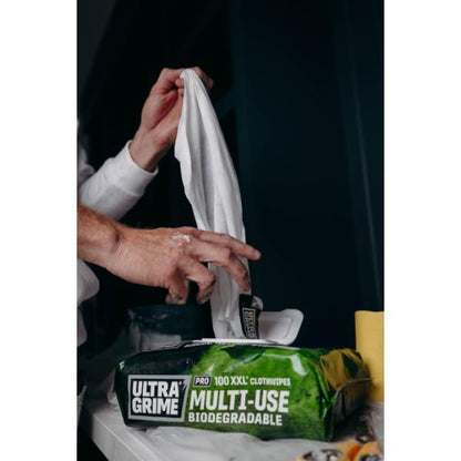 UltraGrime Pro Bio Multiuse XXL Clothwipes - 100pk