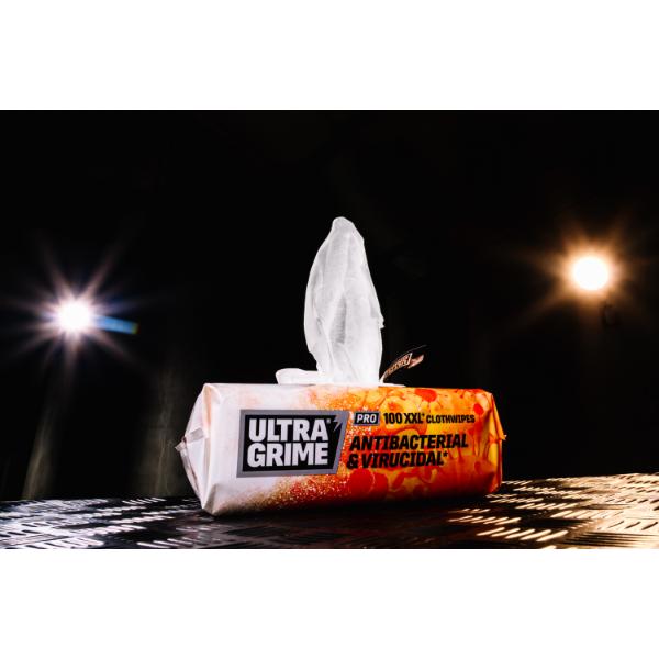 UltraGrime Pro Anti-bac XXL Clothwipes - 100pk