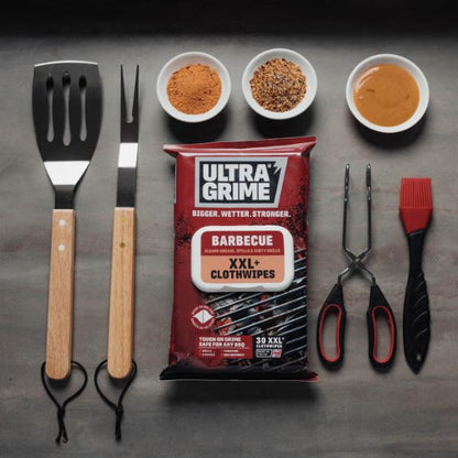 UltraGrime Life BBQ XXL Clothwipes - 30pk